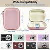 PU Leather Portable Camera Pouch Hard Shell Camera Protective Cover  Accessories Storage