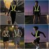 3PCS Reflective Safety Vest Bicycle - High Visibility Flashing Vest Set, A Safe Night Cycling Equipment