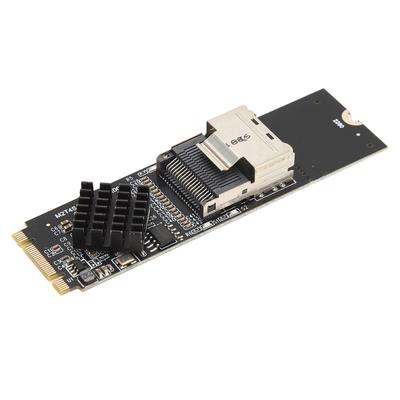 Tarjeta de Expansión M.2 NVME a SFF 8087 SATA3.0 4 Puertos 6Gbps Tarjeta Controladora de Expansión para Windows 10