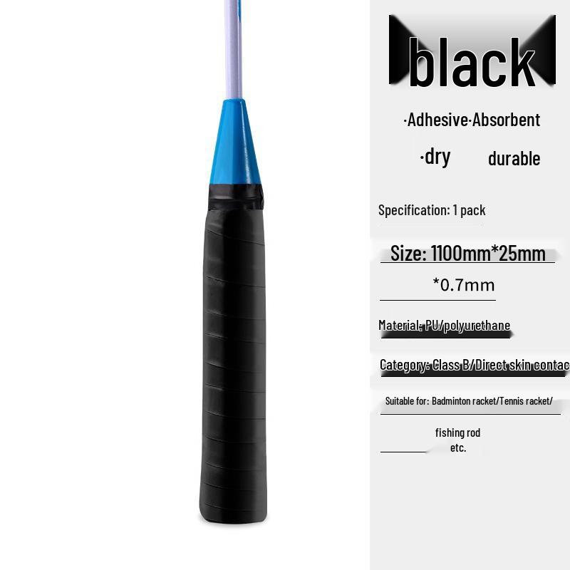 Anti-Slip Shock-Absorbent Overgrip for Rackets & Fishing Rods