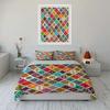 Colorful Mandala Pattern Decor Set Soft Comfortable Duvet Cover Bedding Set Included 1*Duvet Cover & 2*Pillowcases Gift