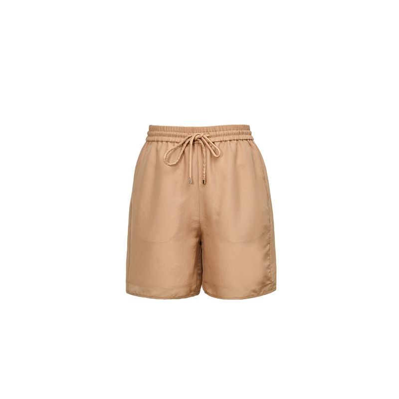 

Blacknini Little BC Роскошный Дорогой Ацетат Тутовый Шелк Легкое и Струящееся Ощущение Воротник-стойка Пальто/Шорты с Длинным Рукавом Lightweight shorts L