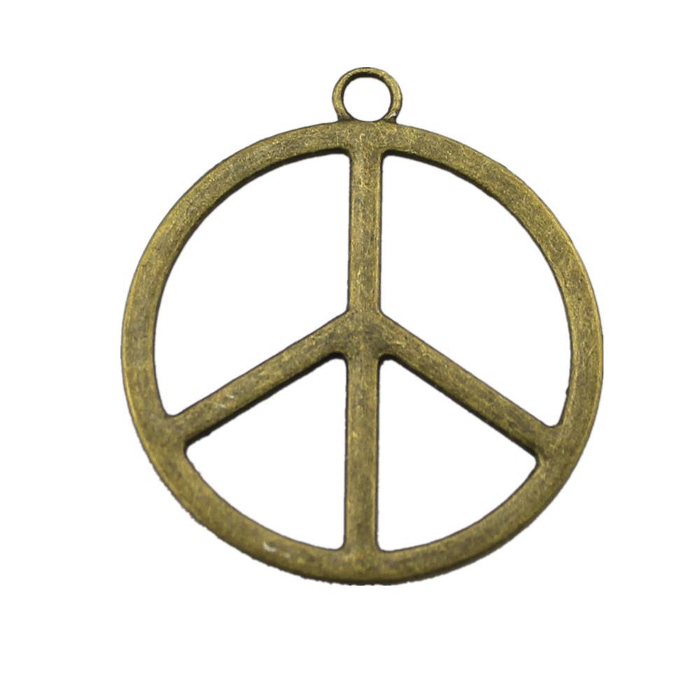 Pendants Peace Sign Charms Alloy Crafts For Hippie Themed Jewelry Making