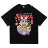 Kinder Amazing Digital Circus Ramen T-Shirt, Modisches und Lustiges Caine Pomni T-Shirt, Unisex Niedliches Kaninchen Nudel Baumwoll T-Shirt