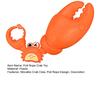 Kids Cartoon Crab Toy Pull Rope To Move Crab Claw No Battery Required Children Adults Animal Keychain Stress Relief Interactive Toy