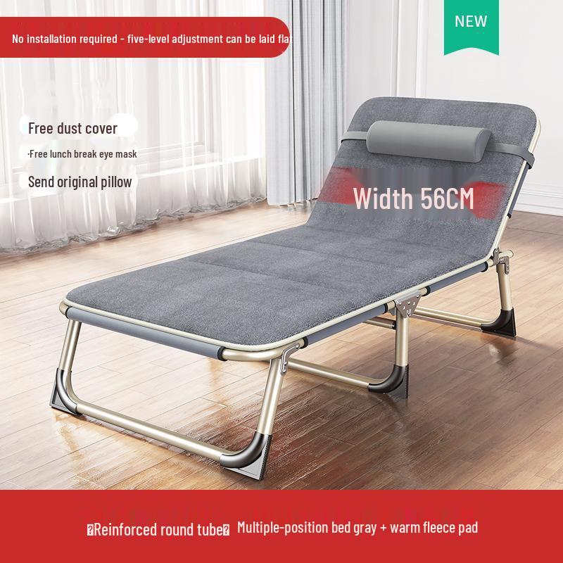 Reinforced Multifunctional Folding Recliner Bed for Home and Office