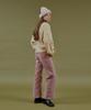 PINBLACK Pastel Corduroy Slim Bootcut Pants Pink