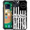 Compatible with iPhone 14,H American Flag KT8 Pattern Design Scratch and Shock Resistant Rugged TPU Protective Case for iPhone 14 6.1 Inch
