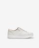 Young Age Women Leather Sneakers Lightweight Bump White