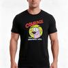 Courage Fearful Dog Tshirt Summer Casual Cotton Tee Oversized Streetwear Tops Vintage Graphic Print Loose Fit Short Sleeve