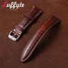 Vintage Retro Oil Wax Leather Watch Strap 18mm 19mm 20mm 21mm 22mm Men Women Fashion Watch Band Quick Release Wrist Strap