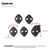 Car Decoration Accessories Door Lock Buckle Cover  For Suzuki Jimny 2019 Up 4-door Version ABS Plastic 