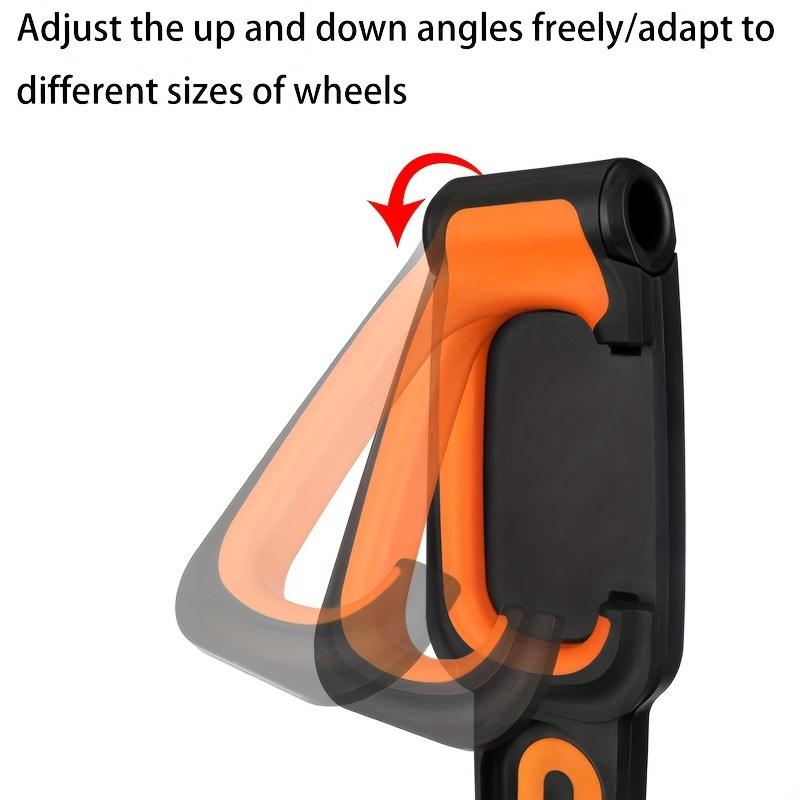 Vertical Folding Bike Wall Mount Rack - Heavy-Duty Bike Hanger, Easy Install with Screws Space-Saving Bike Storage for Road & Mountain
