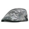 Men Women Scrawl Camouflage Duckbill Beret Cap Hollow Breathable Cotton Adjustable Cabbie Newsboy Driving Hunting Flat Hat