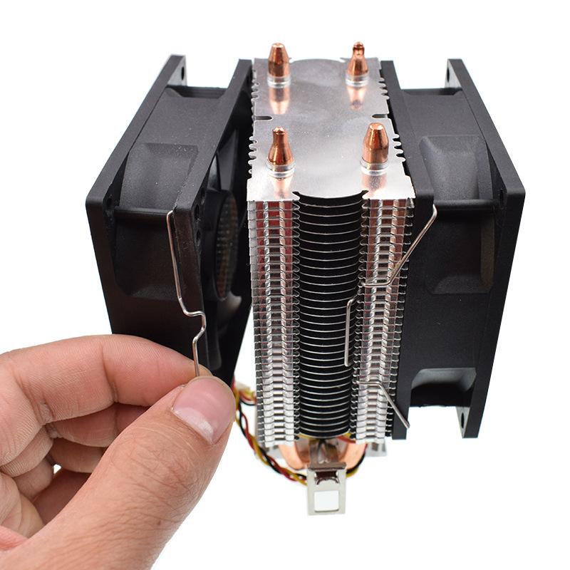 2Pcs/Pair 80/90/120Mm Cooler Fan Buckle Computer Cpu Cooling Fan Clips 304 Stainless Steel Wire Fastener Buckle Bracket