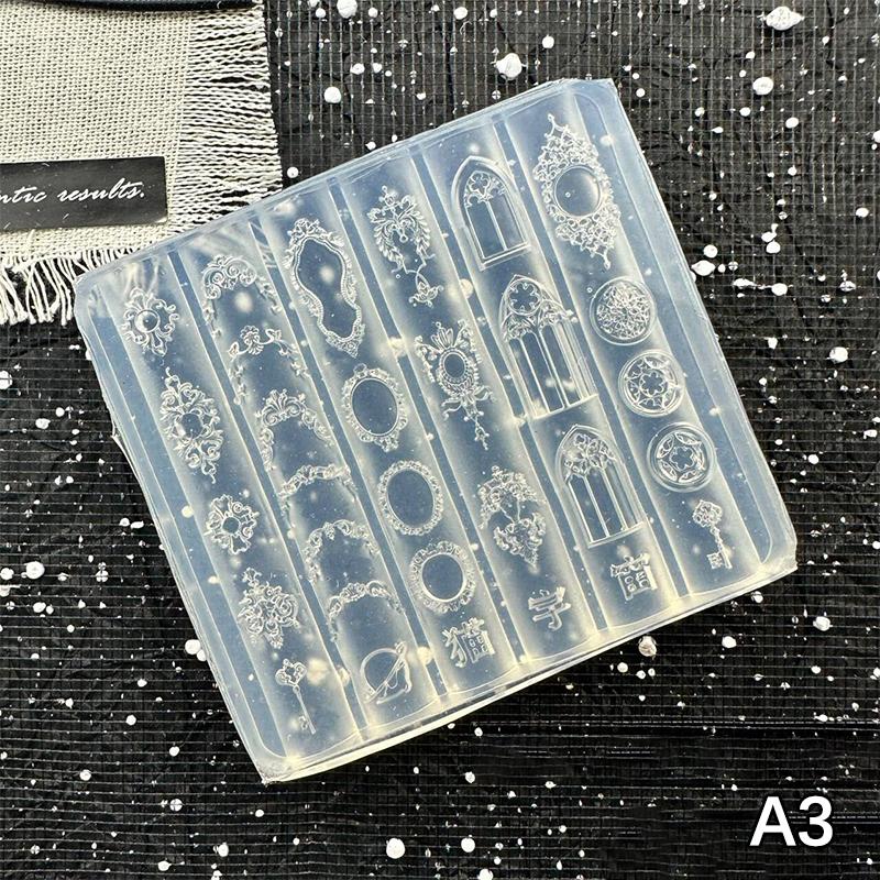 

Мини Форма Фоторамки Силиконовая Форма для Ногтей Штампинг Ногтей Сделай Сам Дизайн Ногтей для Салона Стереоскопический Инструмент для Маникюра