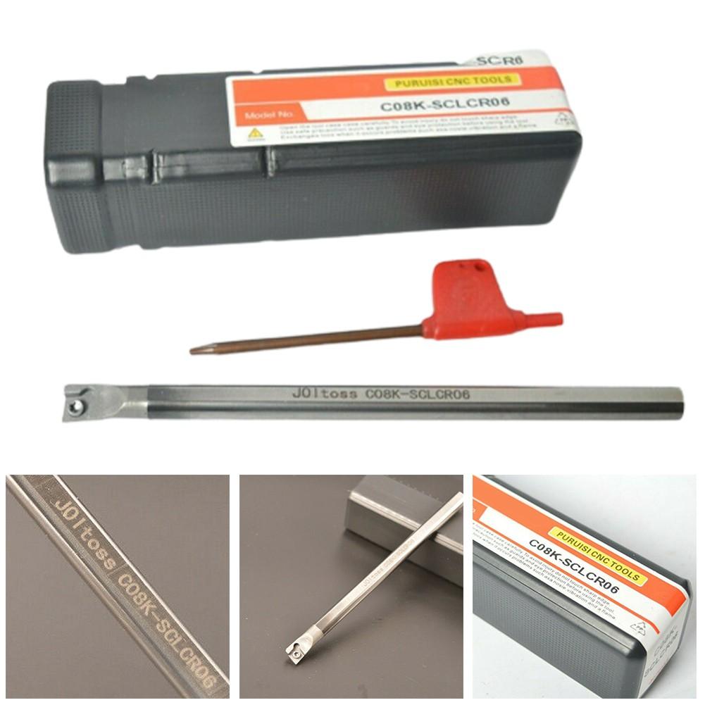 For CCMT0602,C08K-SCLCR06,Solid-Carbide Lathe Inner Turning Tool Boring Bar Part