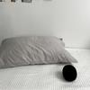 Pure Cotton Pillow Set: Includes Single 48x74cm Pillowcase, Pair of Pillow Inserts, Liner, and Cover.