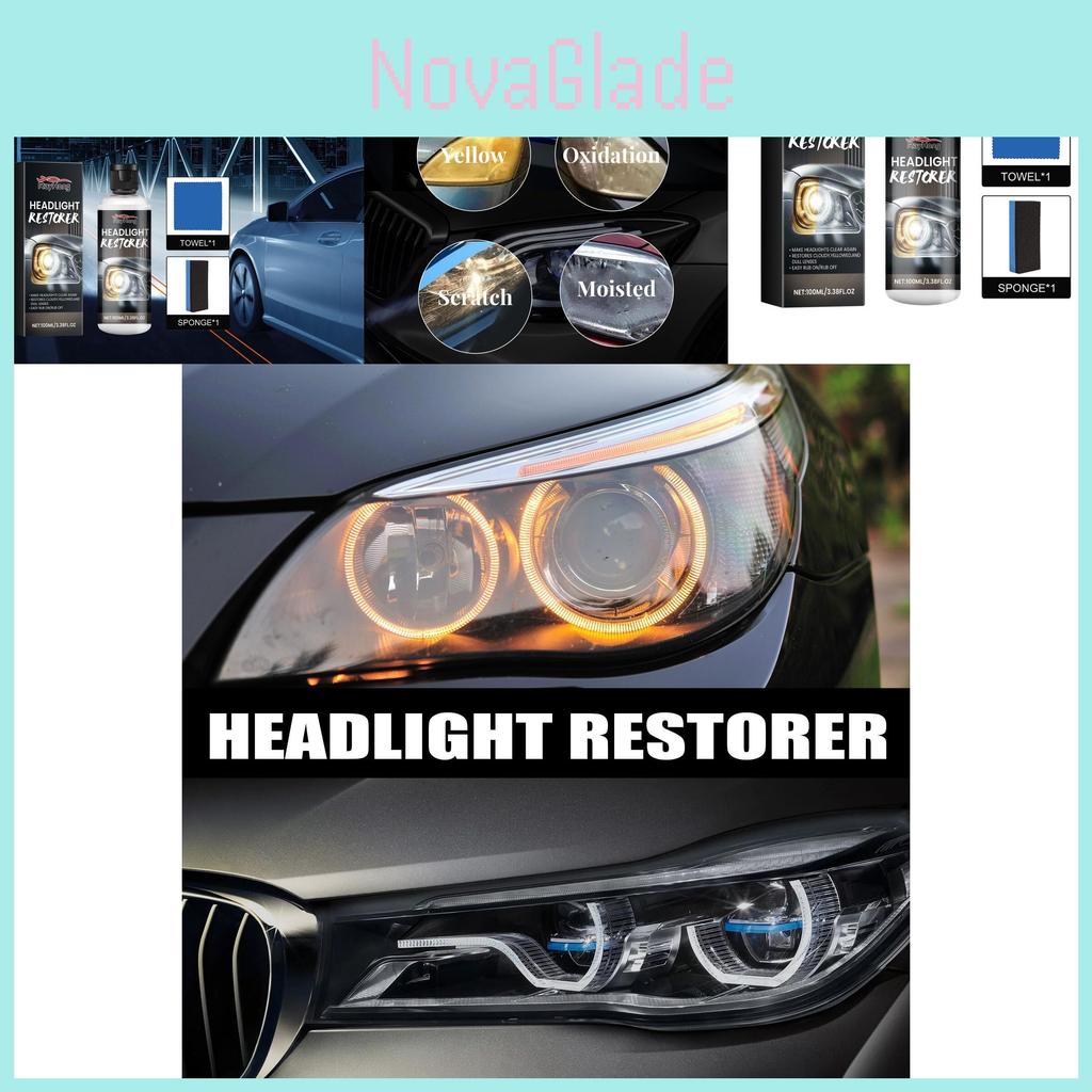 Rayhong Automotive Headlight Polishing Liquid Kit For Scratch Repair And Restoration