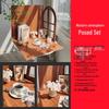 Retro Window Cake Baking Photography Background Board - Wood Grain Props for Studio Scenes