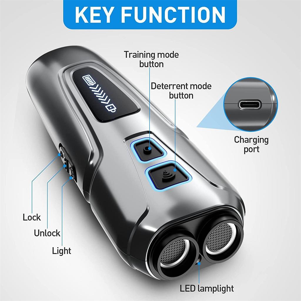 Portable Multi-function Anti-noise Anti-dog Barking Pet Dog Training Device