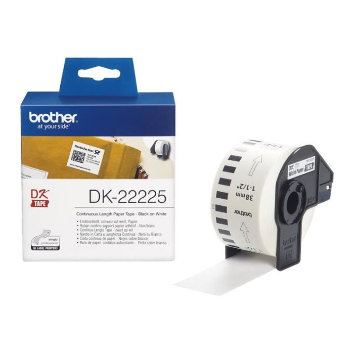 Brother DK-22225 Roll Paper - 3.8 Cm X 30.5 M - Continuous Labels - Compatible with QL-1050