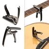 Guitar Capo, 4 In 1 Zinc Alloy Capo for Acoustic Electric Guitar Ukulele with Picks Holder, String Cutter and Pin Puller