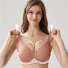 Antibacterial Seamless Maternity Nursing Bra Plus Size Postpartum Breastfeeding Bra Front Opening Wire-free Maternity Bra