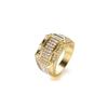 Zircon Square Shaped Wedding Rings Zircon Ring Men For