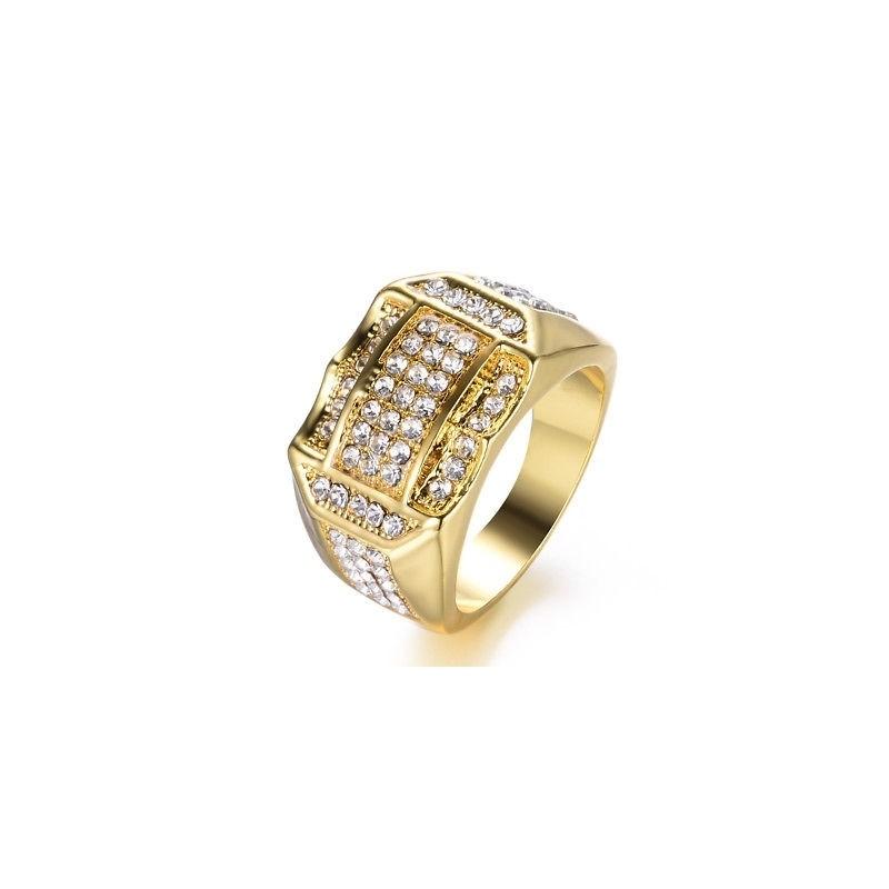 Square Shaped Zircon Wedding Rings Zircon Ring For Men 10