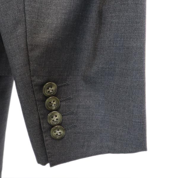 Lanvin Made In Italy Wool Tailored Jacket 46 Gray Men's Used
