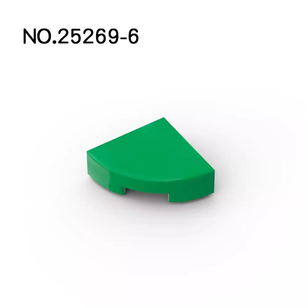 

50Pcs MOC Compatible Assembles Particles 25269 48410 Tile Round 1 x Quarter Building Block Components DO-IT-YOURSELF Works With Tech Plaything