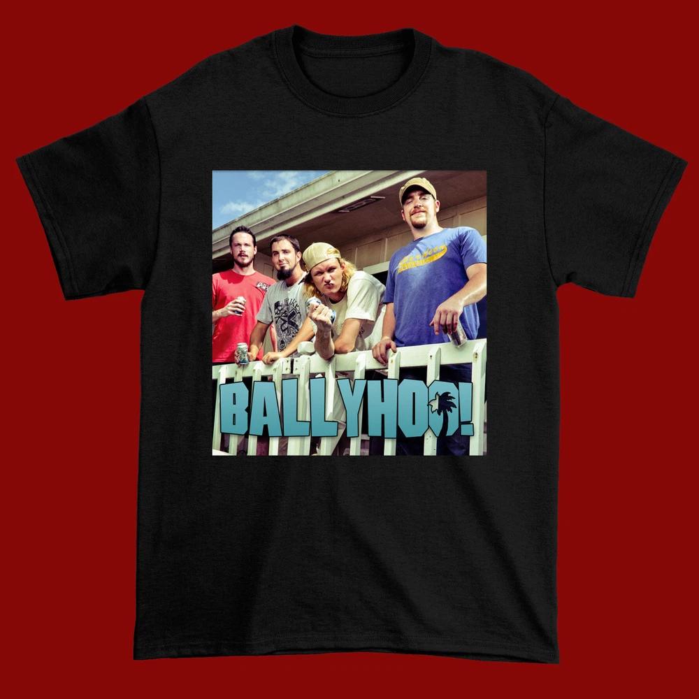 Ballyhoo Band Black Cotton Shirt Full Size S5xl Very Rare Cl83 S