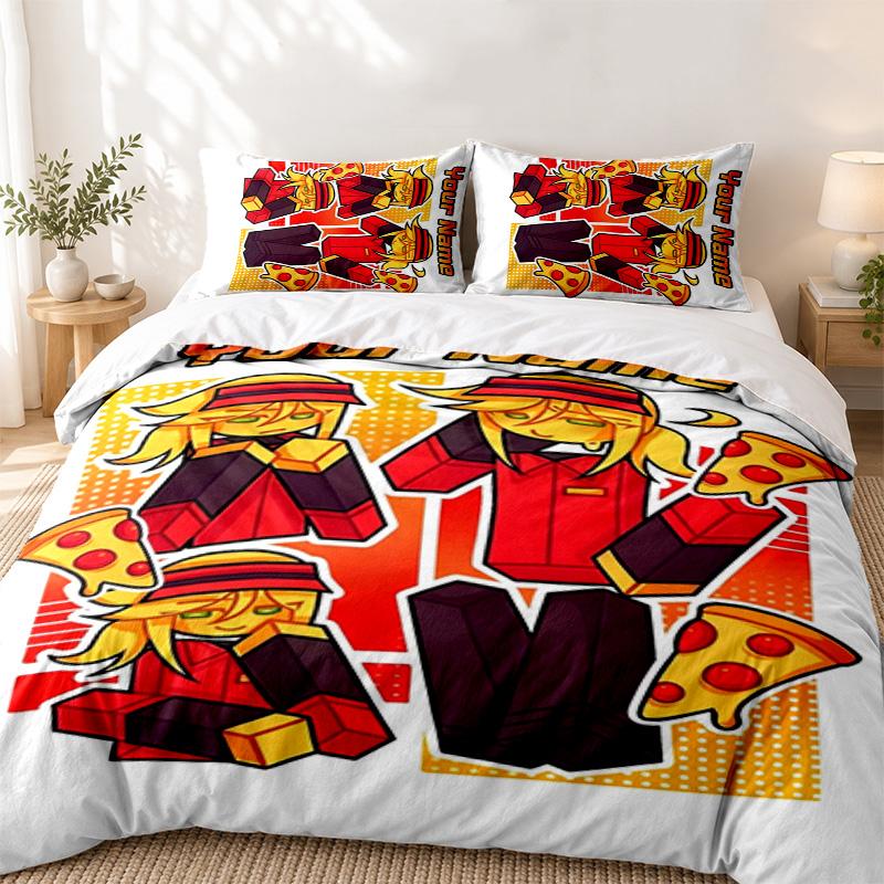 Elliot Custom Name 3pc Set Perfect for Bedroom Use Comfortable Bedding Set Includes a Duvet Cover and Two Pillowcases Ideal Birthday or Christmas Gift