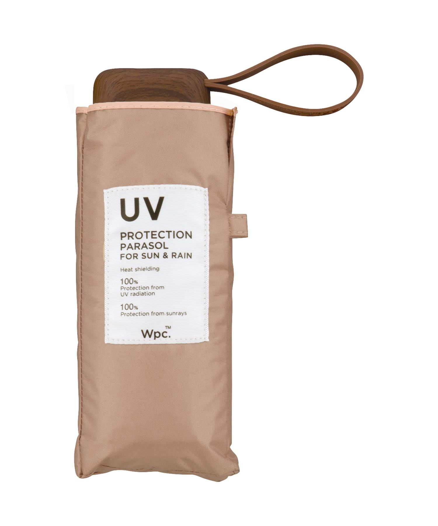 

Складной зонт от солнца с крошечным бежевым покрытием, полностью защищающим от УФ-лучей, подходит для дождя или для модели Wpc. Женский, Внутренний, 50см, Блэкаут, 100% Защита, Блеск, 801-11949 бежевый