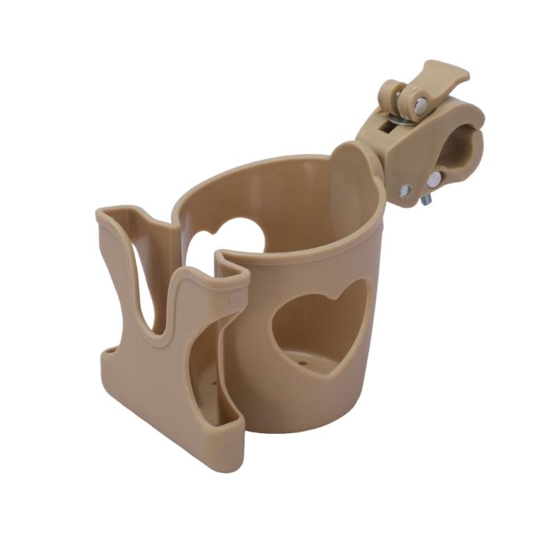 Multifunctional Baby Strollers Accessory Water Cup Holder Easy Mount Phone Stand Bracket for Easy Shopping and Walking