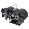 SF167T 12 Blade Fireplace Fan Dual Motors for Wood Log Fire Heat Powered Fans