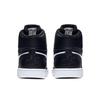 Nike EBERNON Scarpe da Skateboard Mid top da Uomo Nero Bianco AQ1773-002