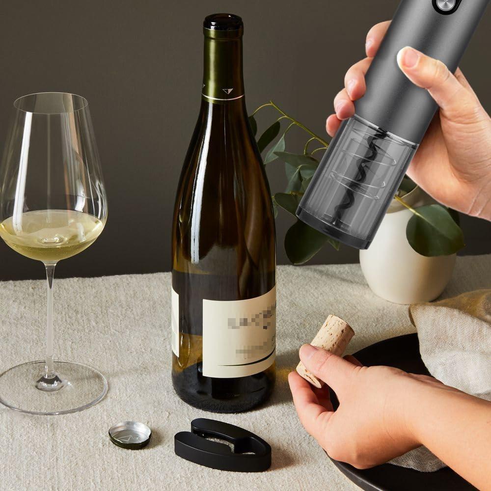 Electric Wine Bottle Opener, Automatic Electronic Bottle Opener, with Book Gift Box
