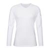 BLACKYAK Women'S Dual Mesh V-Neck Base Layer #2_Wh
