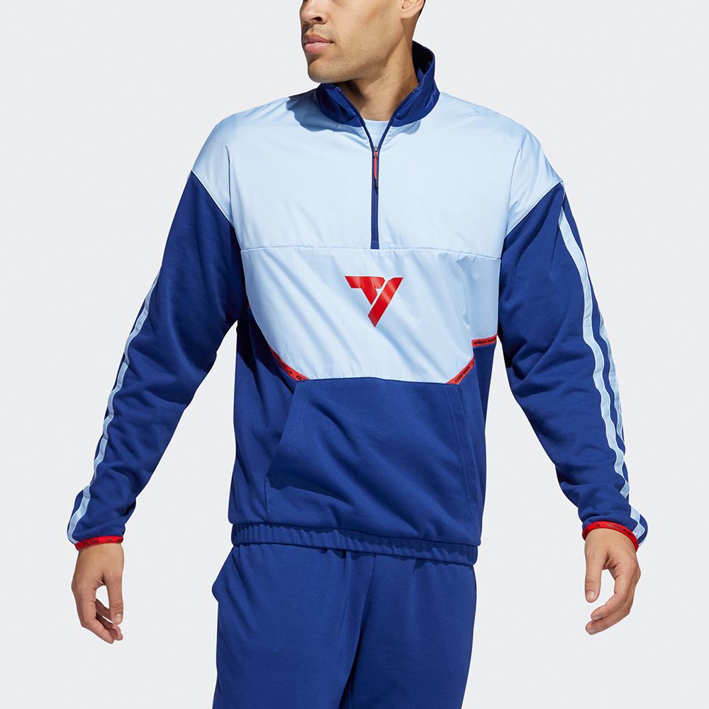 Adidas Adicolor Basketball Sports Jacket Men Outerwear Sky-Blue H43760