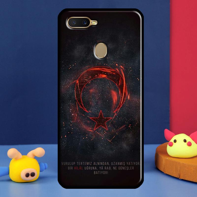 

Чехол Флаг Турции Ататюрка Для Oppo A16 A76 A96 A58 A78 A98 A5 A9 A91 A15 A17 A77 A52 A72 A74 A94 A54S A57S For OPPO A15