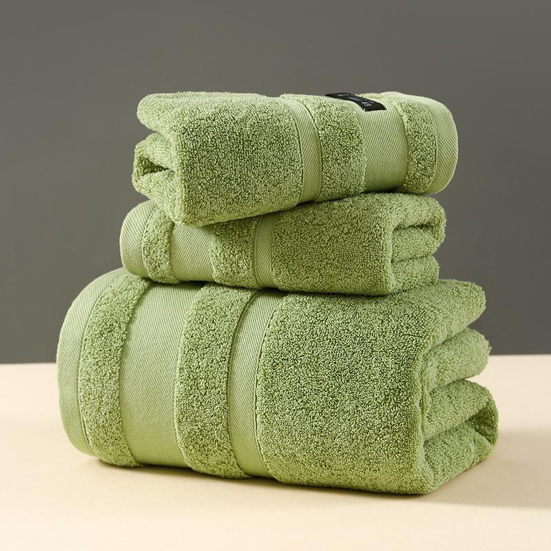 Stripe Towel Set Face Towel Large Thick Bath Spa Sports Towel Home 100% Cotton Bathroom For Adults Kids Hotel Serviette De Bain