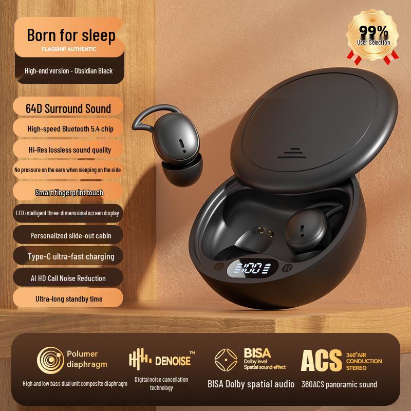 M73 Wireless Bluetooth Earbuds | In-ear, Long Battery, Noise-Canceling with Digital Display
