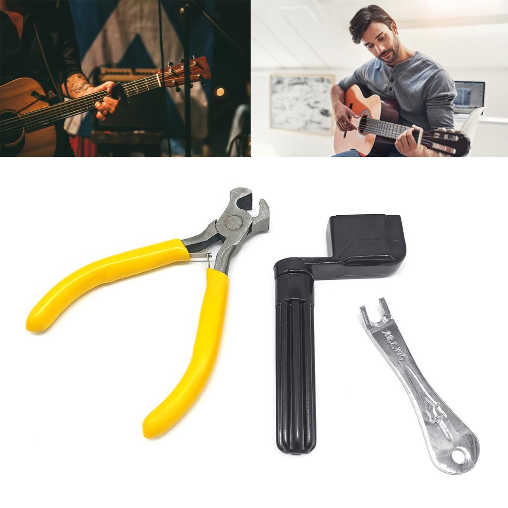 Guitar Bass String Wire End Cutter Guitar Wire Scissor Pliers Guitar Fret Nippers Music Instrument Repair Luthier Tools