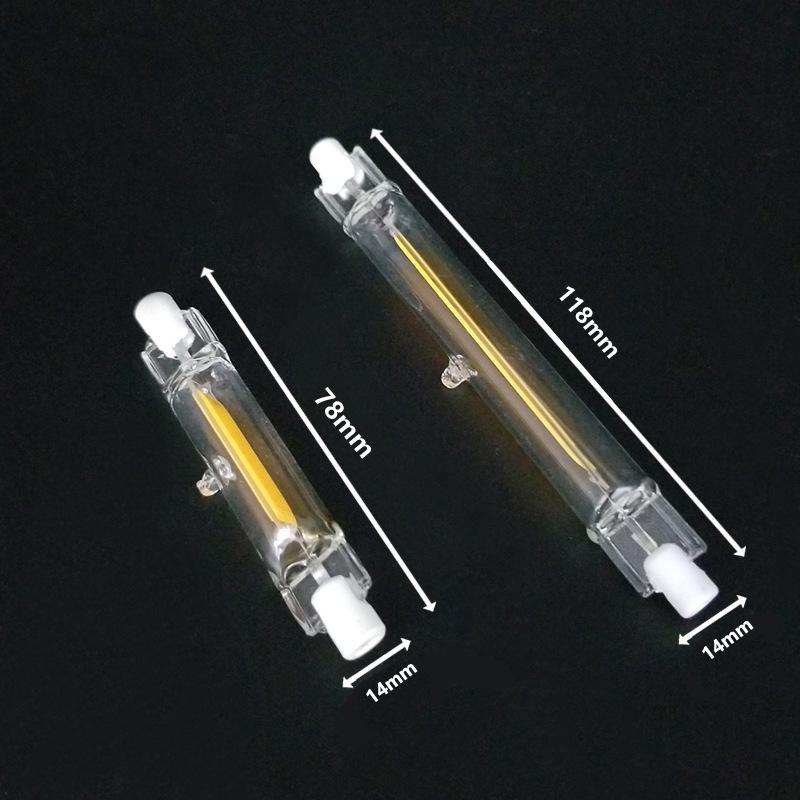 LEDR7S COB Horizontal 118mm/78mm High Brightness Double-Ended Lamp, Metal Halide Replacement