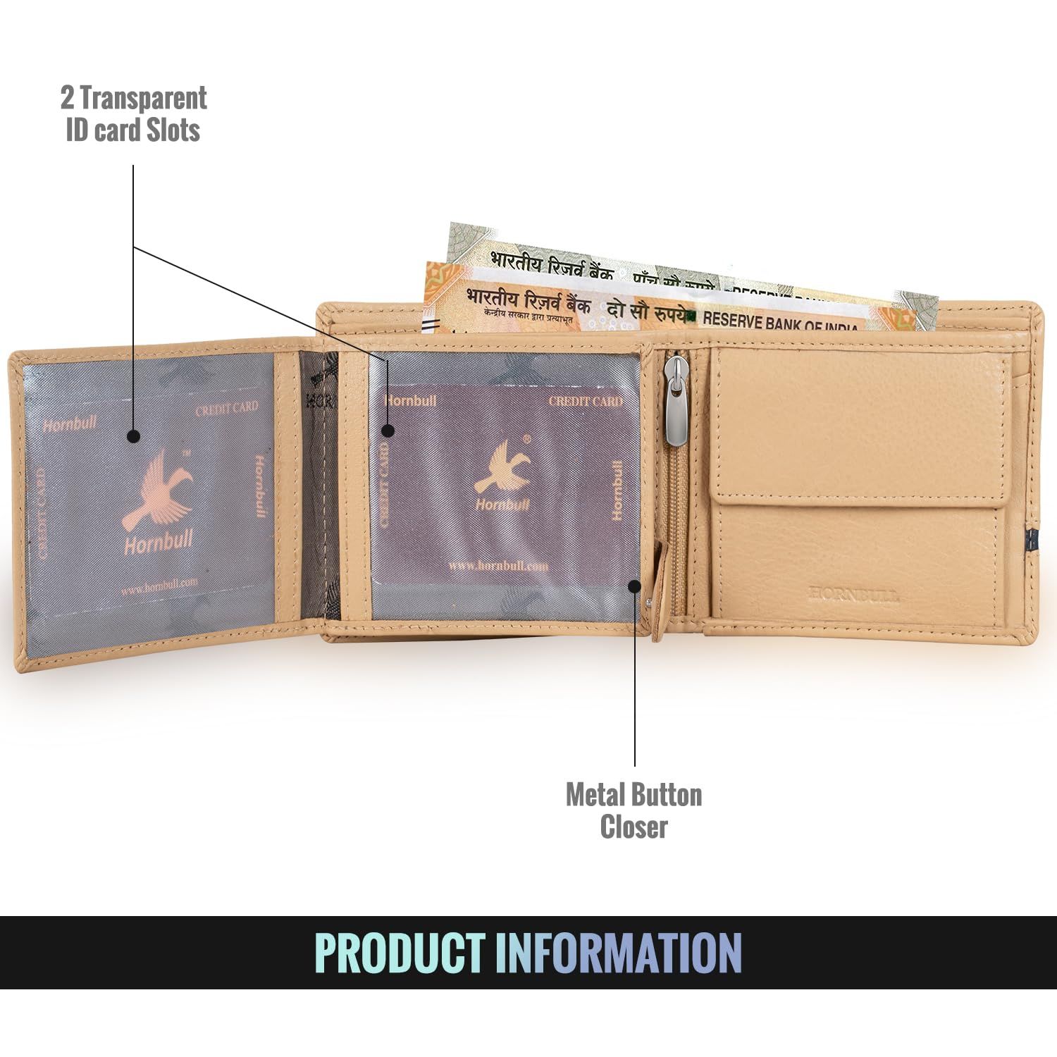 Denial Кожаный кошелек для мужчин | Кошельки мужские с блокировкой Rfid | Мужской кошелек — фото 6