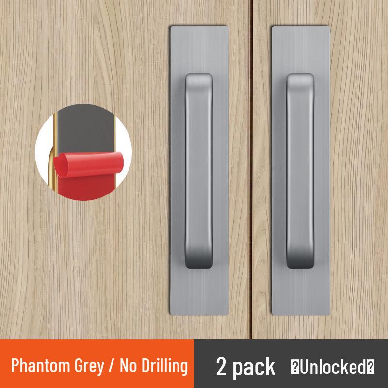 Self-Adhesive Door Pull Handle for Bathroom, Bedroom, or Sliding Doors