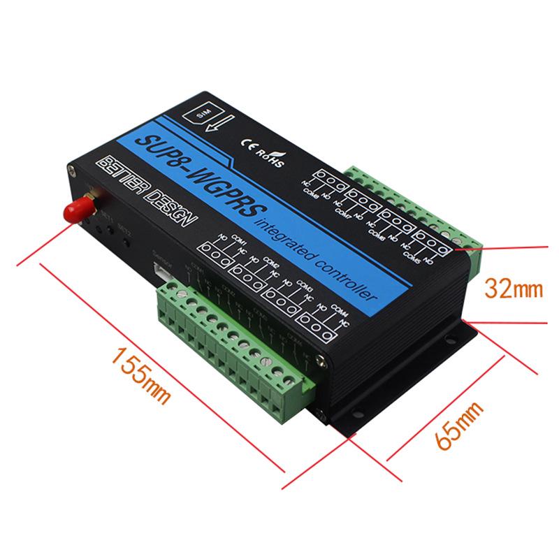 4G Controller with Remote App, 8 Inputs, Sensor Recording, Power Outage SMS Alerts