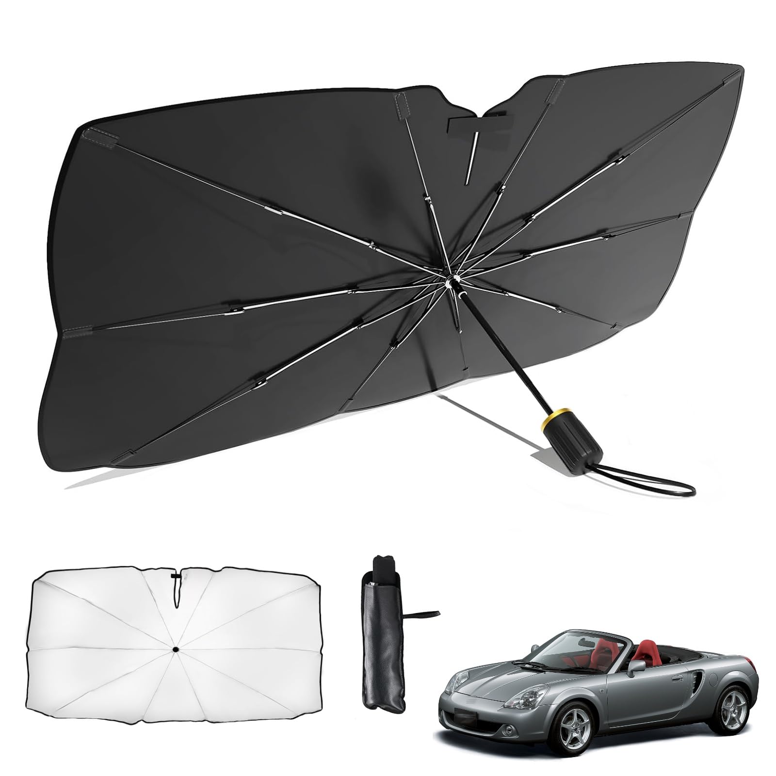 

Toyota MR-S ZZW30 Октябрь 1999 - Июль 2007 Автомобильный зонт, 10 спиц, Вид сзади MR-S